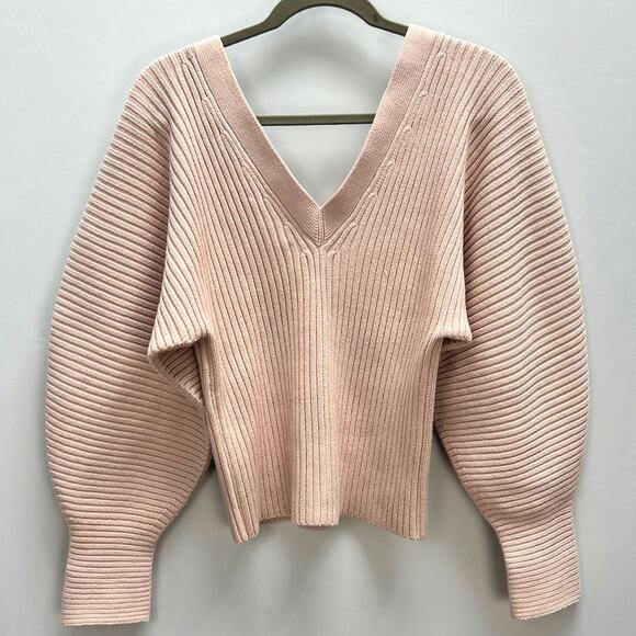 Mara Hoffman Naenia & Emilia Cotton Sweater Set in Blush, Sz S/M - Picture 10 of 13